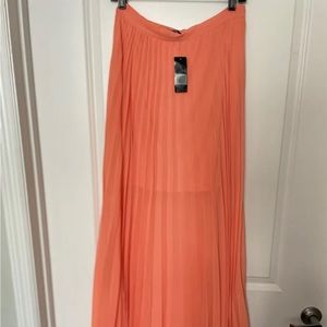 Bebe Pleated Long Skirt